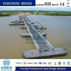 China Reusable Floating Pontoon Bridge Inconvenient Traffic For Rivers factory