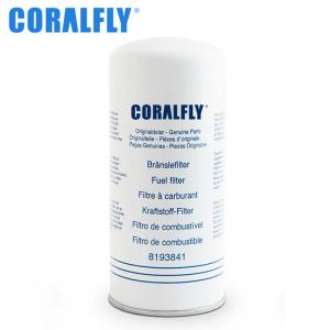 China Gasket OD 72mm 8193841 CORALFLY Oil Filter 5 Micron factory