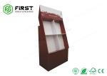 CMYK Printed Corrugated Pop Up Retail Displays Light Weight Cardboard Floor