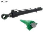 Chromed Piston Dump Trailer Hydraulic Cylinder Double Acting For Industrial