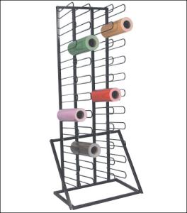 China organizer rack Rolling Floor Rack for Vinyl Roll Storage wall mount vinyl rack mask tape rack factory