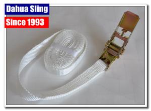China 1&quot; Custom Endless Ratchet Straps , High Strength Car Hauler Tie Down Straps factory
