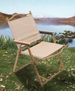 China 55cm Camping Outdoor Chairs Leisure Kermit Aluminum Folding Beach With Backpack factory