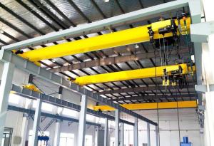 China Heavy Duty Single Beam Overhead Crane 8 Ton 15m SA2.5 For Workshop Warehouse factory