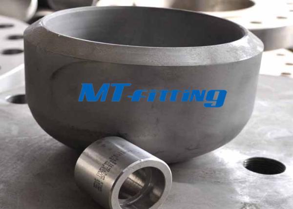 ASME / ANSI B16.5 Stainless Steel Cap , Butt Welded Stainless Steel Pipe Fitting
