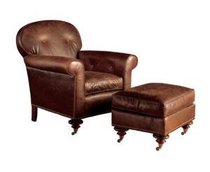 China High End Bedroom Brown Leisure Chair Ottoman High Elasticity Sponge factory