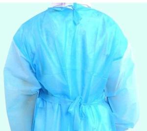 China Unisex PP 135*140cm 80g Disposable Isolation Gowns factory