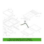 KYGER LR145240 Sunroof Drain Hose For Land Rover Range Rover EVOQUE L538