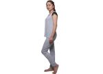 Soft Gery Melange Jersey Ladies Nightwear Women ' S Loungewear Outfits