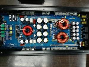 China Car amplifier class d mono 1500w RMS @ 1 ohm silver color-1500.1D factory