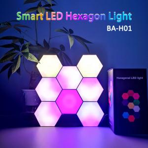 China Smart DIY LED Hexagon Wall Lights Quantum Touch Music Syncing factory