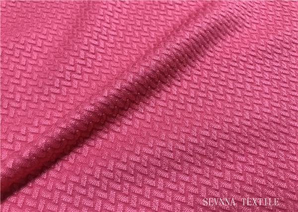 Cotton Touch Activewear Knit Fabric Durability Wicking Moisture For Run Yoga