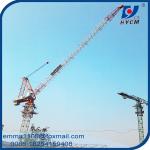 QTD5030 Luffing Tower Crane 50m Jib Boom Length 12T Weight Load