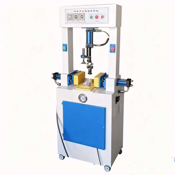 China Hydraulic Upper Fixing Shoes Sole Laminating Pressing Machine for Slipper factory