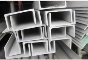 China ASTM 201 304 316 Rolled Steel Channel , Carbon Steel U Channel Natural Color factory