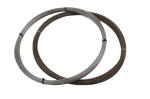 Bright White Bucket Wrapping Heating Flat Wire 0cr23al5 0cr25al5 1cr13al4