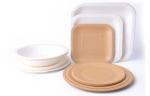 Disposable kraft paper bowl 12 oz takeaway fast food container strong disposable