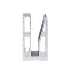 Aluminum U Shape Glass Channel Matching 10-13mm Glass Tempered Glass Balcony