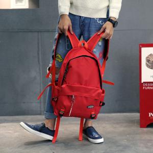 China 2017 New Canvas Double Shoulder Bag Men'sTravel Backpack For High School Students factory