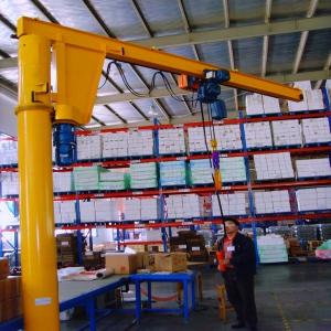 China 5 Ton Electric Hoist Floor Mounted Pillar Jib Crane M3 factory