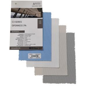 China Fire Retardant Drapery Rolls Blackout Roller Shade Polyester Sunscreen Fabric on sale