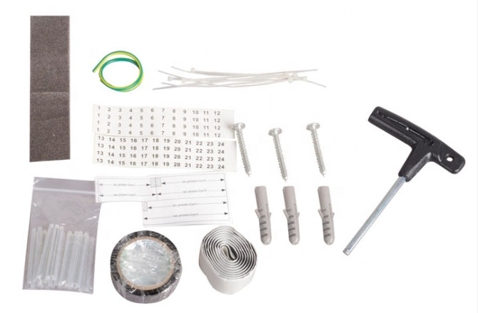 Horizontal type 3 inlet 3 outlet 48 core Optical Splice Closure
