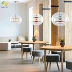 E27 Modern Creative Planet Clear Glass Pendant Light For Home