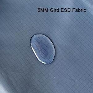 Polyester Stripe Or Grid ESD Fabric Washable Waterproof