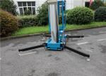 Mobile Lift Platform With 10 Meter Platform , Aluminum Alloy Hydraulic Aerial