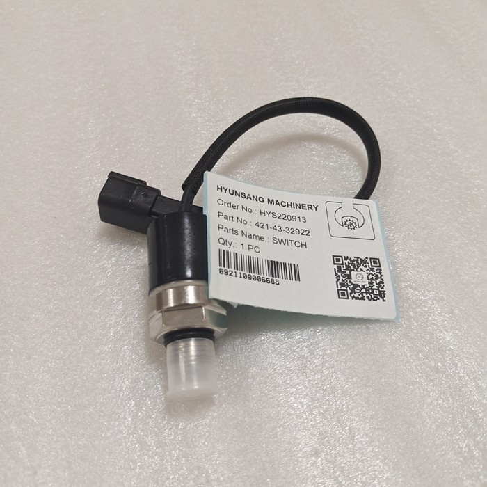 High Sensitivity Pressure Switch 421-43-32922 4214332922 For WA380 WA470 WA500