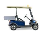 48V Electric 2 seats Utility Cart With Small Aluminum Box For Luggage