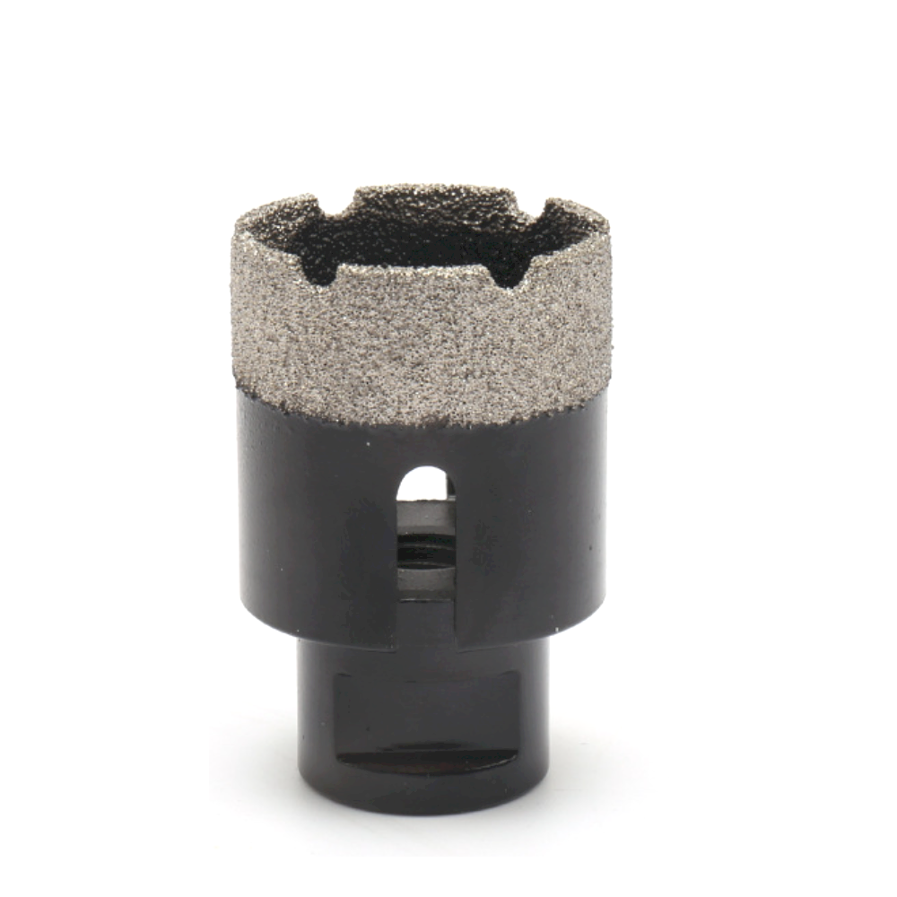 M14 6-125mmm Vacuum brazed diamond hole saw core drill bit for marble porcelain dry drilling