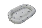 Portable Travel Baby Lounger Breathable Sleeping Crib Nest 100% Cotton