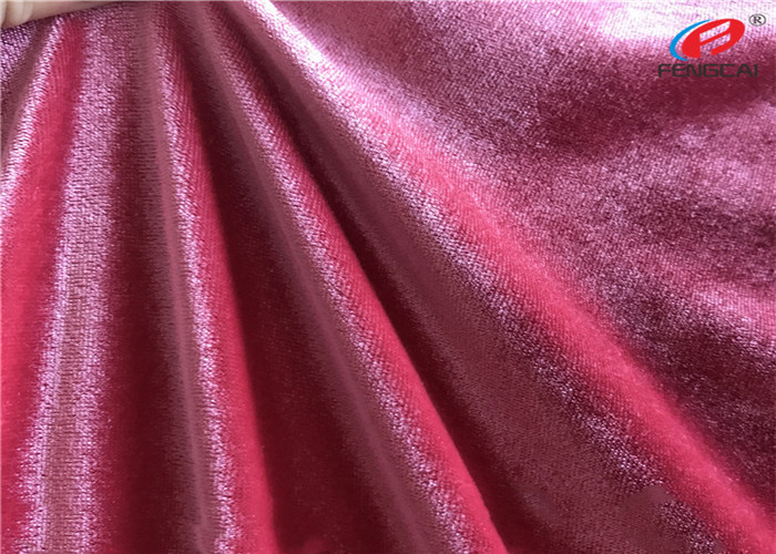Customized Color Brushed Polyester Spandex Velvet Fabric Stretch Velour Fabric