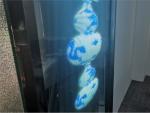 Indoor Curtain Window TV Glass Transparent LED Screen P16 Fixed Installation