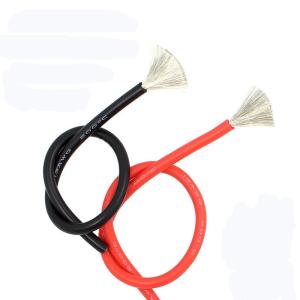 China 12AWG High Temperature Silicone Wire 4.5mm OD Rubber Insulated factory