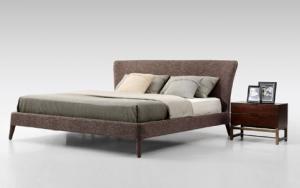 China Luxury Modern Italian Style Bed Fancy Fabric Custom Suitble For Living Room factory