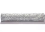 Classic Style Embossed Living Room Wallpaper with Light Green Floral Pattern
