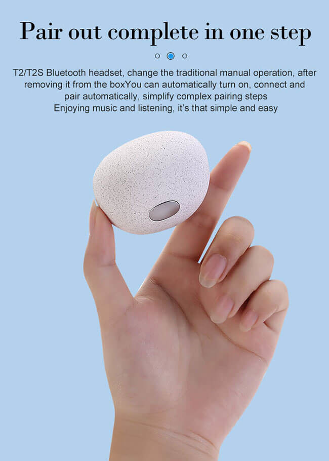 Macaron Color Mini IPX5 Wireless Bluetooth Earphones