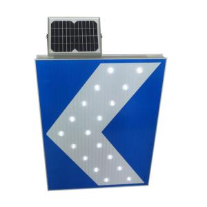 China Durable Reflective LED 600mm 3W Solar Chevron Sign For Highway factory