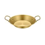 Wholesale TOP Seller Gold Cookware Dry Pan Stainless Steel Ramen Pots Seafood