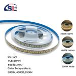 10mm 240leds 4000K Natural Die-Cutting Board SMD2835 Led Strip Light for Indoor