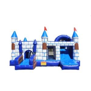China New Commercial PVC Tarpaulin Mini Bouncy Castle Inflatable jumping castles With bouncer slide for sale factory