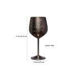 Stainless Steel Wine Glass 18 oz Unbreakable Wine Goblet For Indoor Outdoor