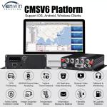 5G GPS Vehicle Tracker 4 Channel SD Card MDVR For Taxi Bus Van Support OEM