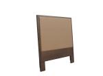 Solid wood frame with fabric upholstery king headboard for hotel bedroom