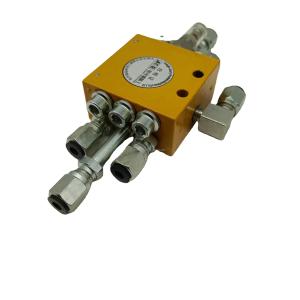 China 6JPQ-M1-0.2-88DC Grease Distributor Block Grease Dispenser Automatic Progressive Distributor factory