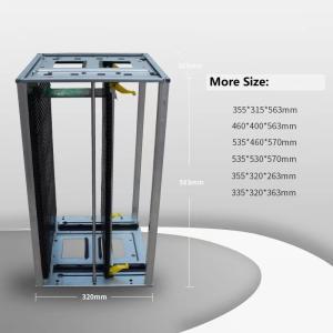 China Plastic Metal Foldable SMT ESD PCB Storage Racks Conductive Magazine Rack factory