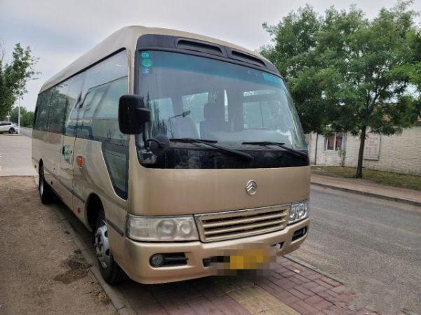 2015 Year 22 Seats Used Golden Dragon Coaster Bus , Used Mini Bus Coaster Bus