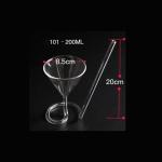 Eco Friendly Personalized 200ml Straw Cocktail Glass